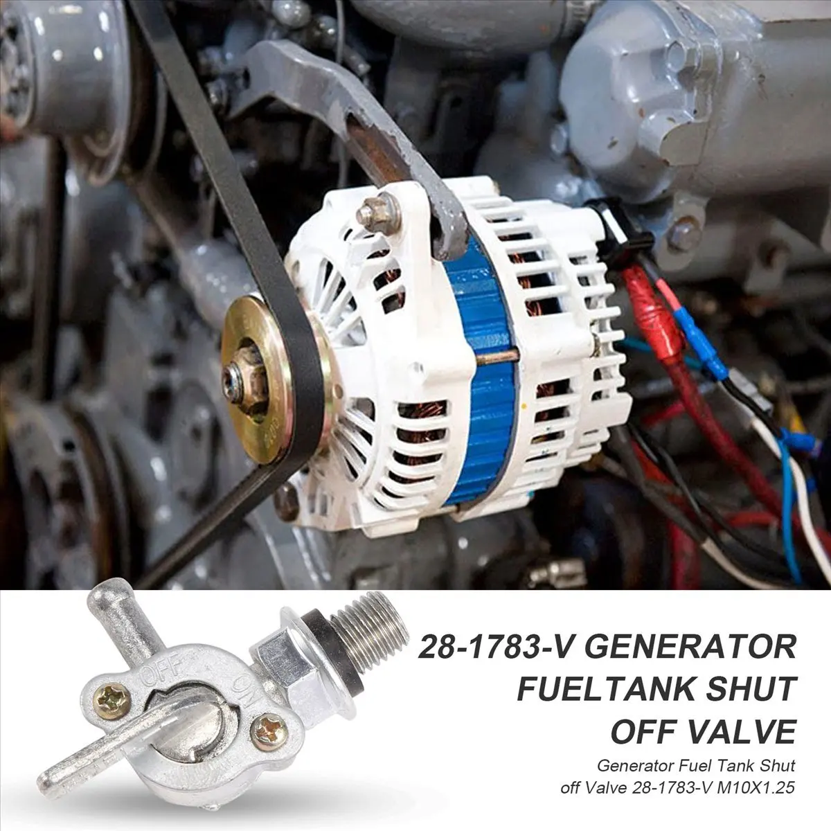 #74F Automotive Parts & Accessories,Generator Fuel Tank Shut off Valve 28-1783-V M10X1.25 (Silver)
#74F Automotive Parts & Accessories,Generator Fuel Tank Shut off Valve 28-1783-V M10X1.25 (Silver)