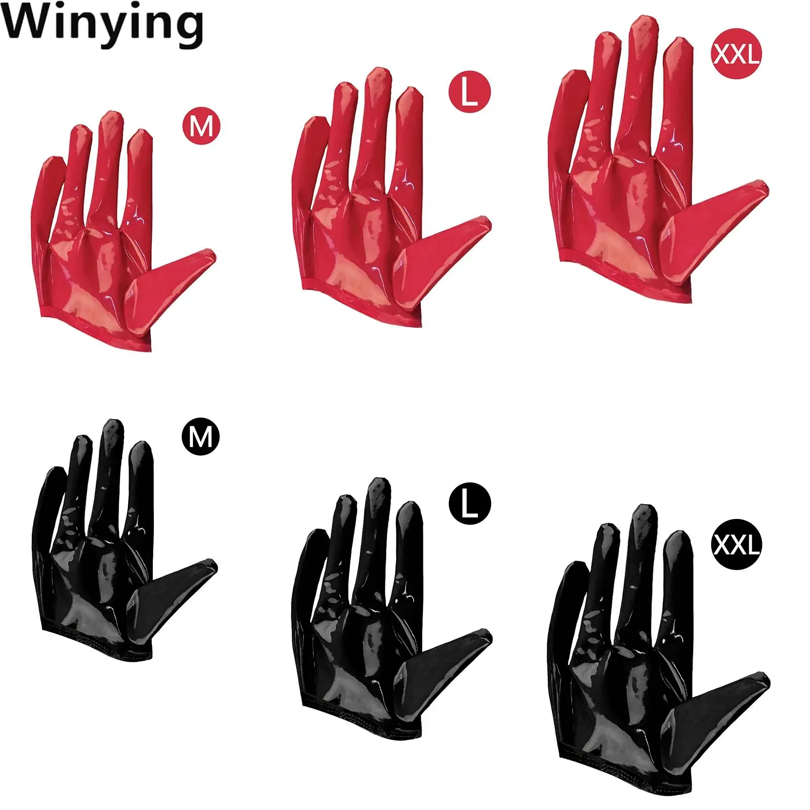 1 Pair Women High-elastic Patent Leather Punk Street Dance PU Gloves for Dance Wet Look Short Gloves
1 Pair Women High-elastic Patent Leather Punk Street Dance PU Gloves for Dance Wet Look Short Gloves