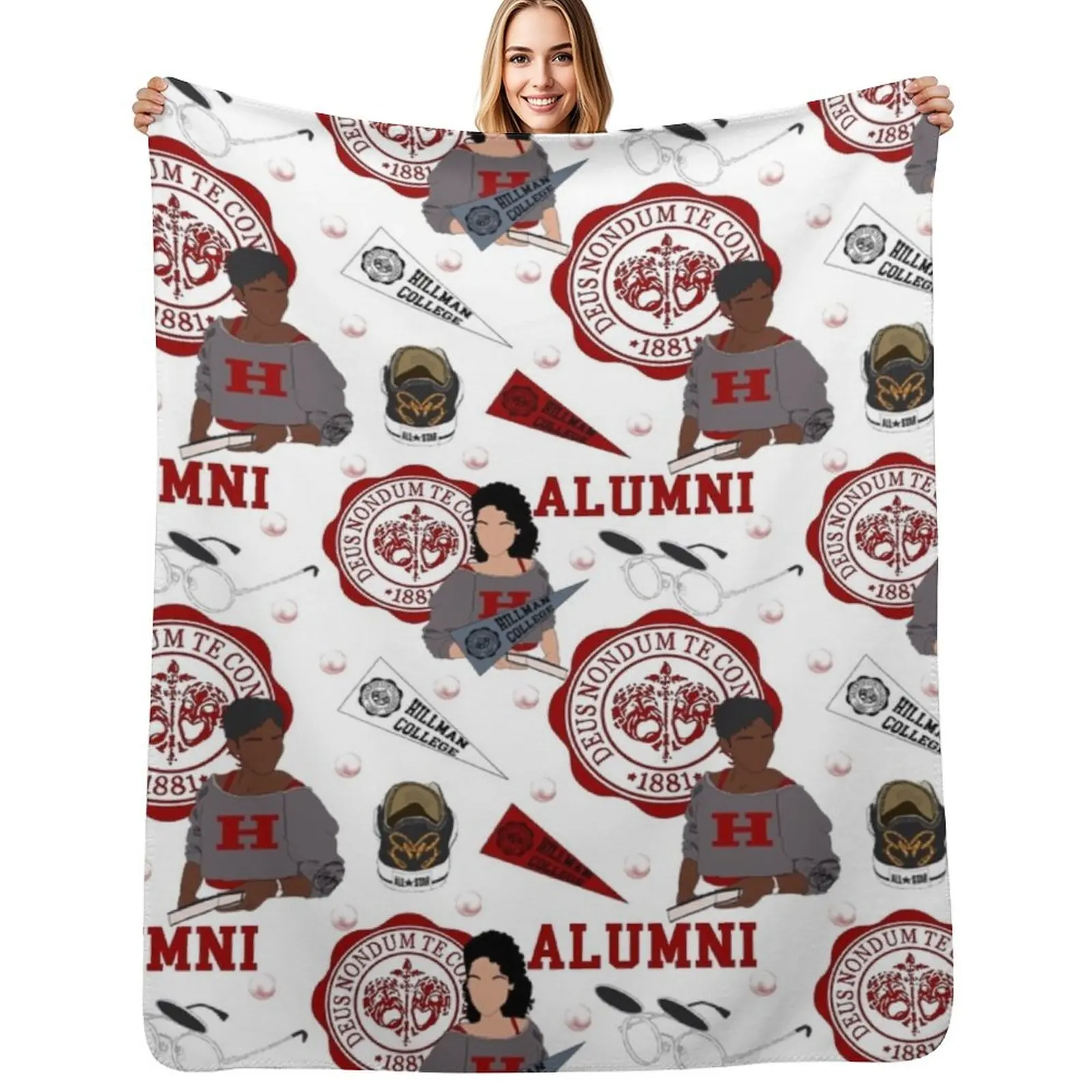 Hillman College Alumni Throw Blanket Air Conditioner Soft Blanket for Office Home
Hillman College Alumni Throw Blanket Air Conditioner Soft Blanket for Office Home