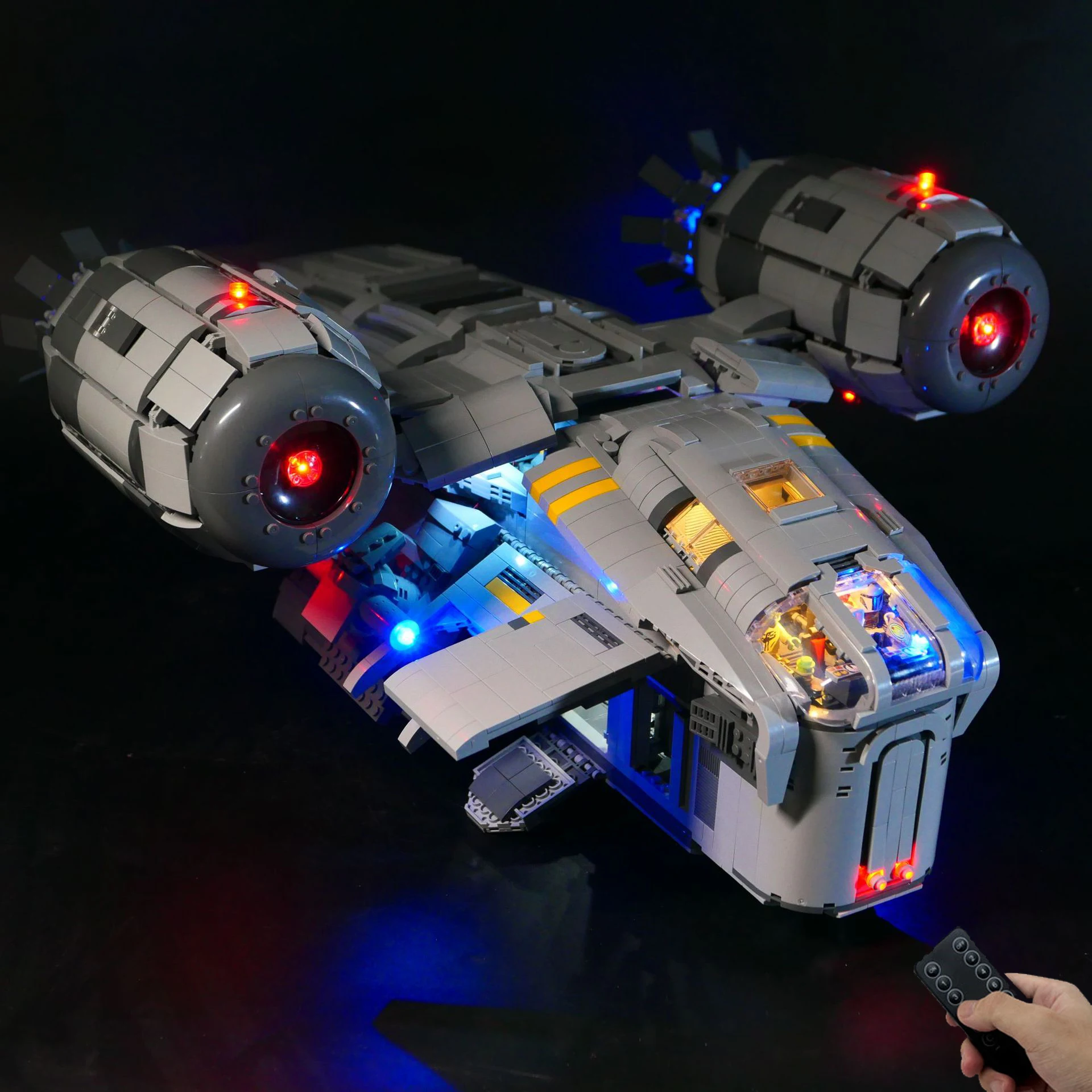 DIY LED Light Kit Galactic Freighter Light Kit Remote-Controlled LED for 032002 Starship Display (Lights Only)
DIY LED Light Kit Galactic Freighter Light Kit Remote-Controlled LED for 032002 Starship Display (Lights Only)