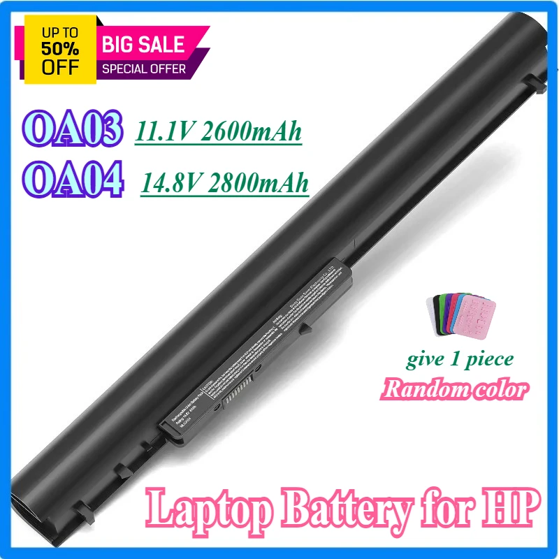 OA03 OA04 Battery for HP 746641-001 740715-001 15-R029WM 15-R052NR 15-R015DX 15-G020DX 15-R137WM 15-D035DX 250 G3 15-D020DX
OA03 OA04 Battery for HP 746641-001 740715-001 15-R029WM 15-R052NR 15-R015DX 15-G020DX 15-R137WM 15-D035DX 250 G3 15-D020DX