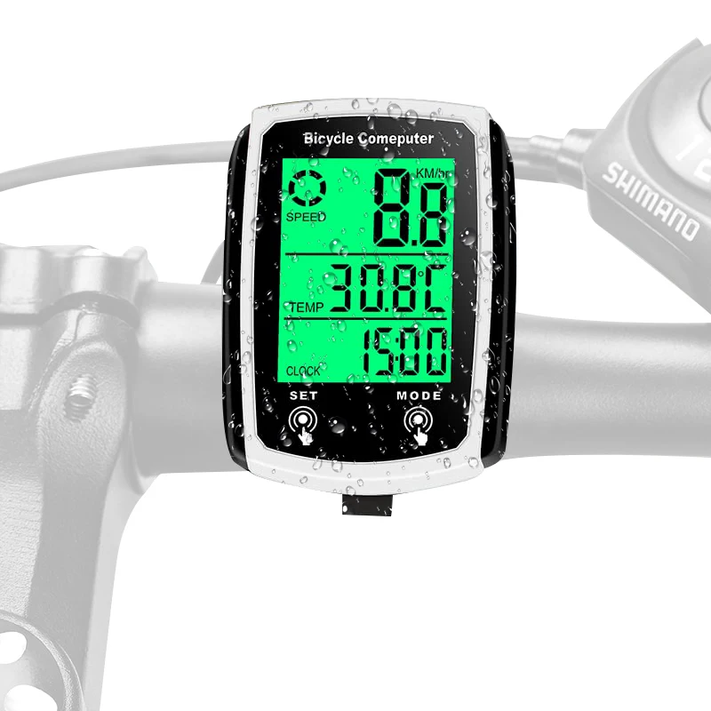 GPS Bike Computer, 19-Function IP54 Waterproof Cycling Speedometer with Backlight & Auto Start/Stop for Mountain/Road Bike
GPS Bike Computer, 19-Function IP54 Waterproof Cycling Speedometer with Backlight & Auto Start/Stop for Mountain/Road Bike