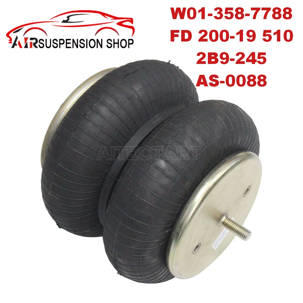 For Firestone W01-358-7788 Contitech FD 200-19 510 Goodyear 2B9-245 Watson&Chalin AS-0088 Air Suspension Spring Bag Assembly
For Firestone W01-358-7788 Contitech FD 200-19 510 Goodyear 2B9-245 Watson&Chalin AS-0088 Air Suspension Spring Bag Assembly