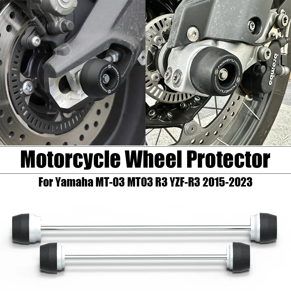 Rear Front Axle Fork Crash Slider For Yamaha MT-03 MT03 R3 YZF-R3 2015-2023 Motorcycle Wheel Protector
Rear Front Axle Fork Crash Slider For Yamaha MT-03 MT03 R3 YZF-R3 2015-2023 Motorcycle Wheel Protector