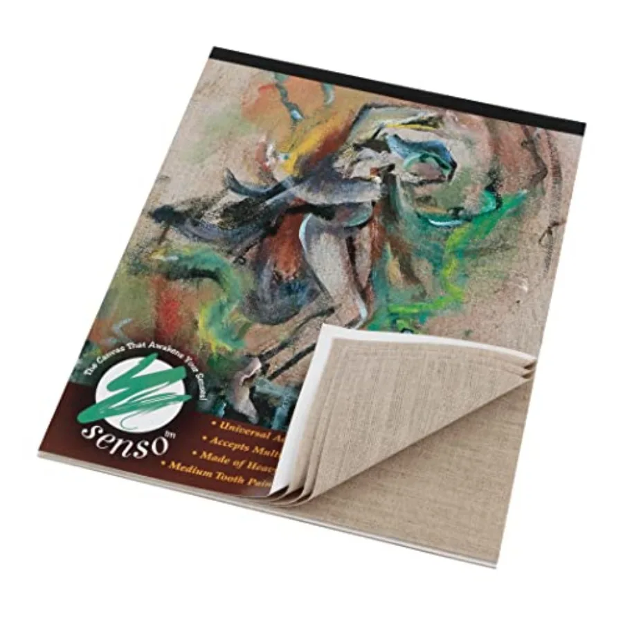 Clear Primed Linen Canvas Pads - 16x20, 2 Pack 20 Total Sheets - Clear Primed Heavyweight Linen Sheets Travel-Friendly Canvas P
Clear Primed Linen Canvas Pads - 16x20, 2 Pack 20 Total Sheets - Clear Primed Heavyweight Linen Sheets Travel-Friendly Canvas P