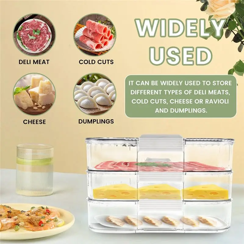 Lunch Meat Container For Refrigerator Organizing Bacon Storage Container Refrigerator Food Storage Box Fridge
Lunch Meat Container For Refrigerator Organizing Bacon Storage Container Refrigerator Food Storage Box Fridge