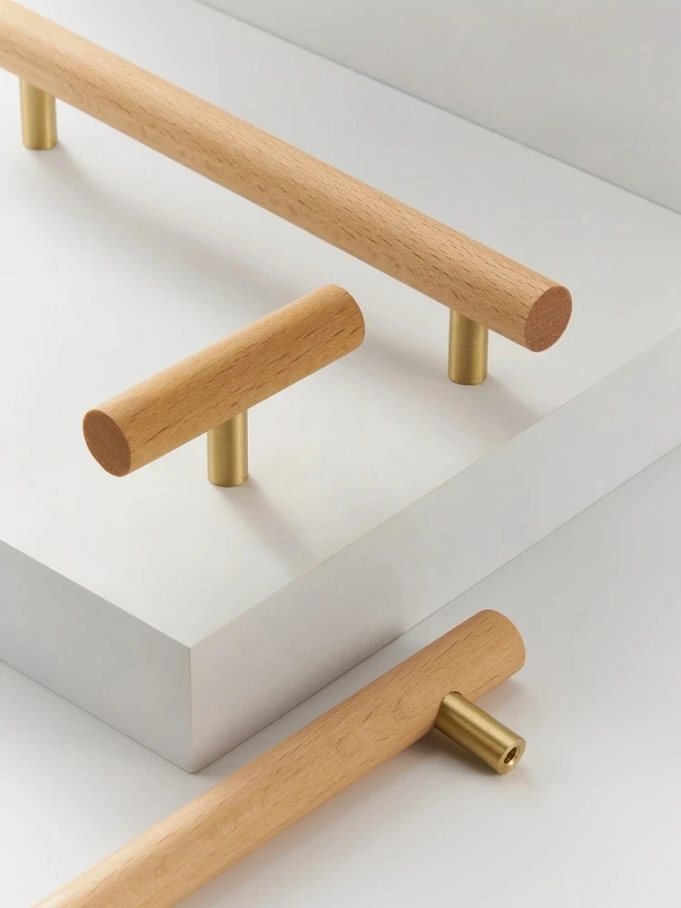 Мебельная ручка из натурального бука, скандинавский свежий стиль, дверная ручка ящика шкафа, настраиваемый размер
Мебельная ручка из натурального бука, скандинавский свежий стиль, дверная ручка ящика шкафа, настраиваемый размер