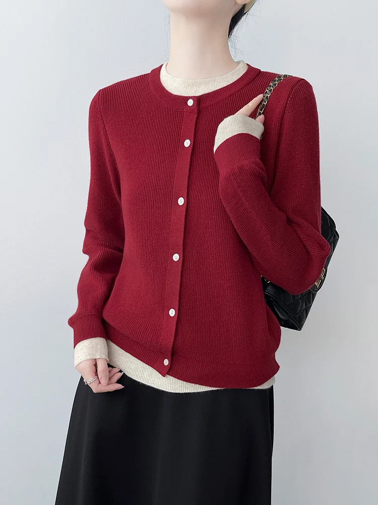 Корейский вязаный топ-пуловер для женщин, красный, с длинным рукавом, круглым вырезом, термо, модный, осень-зима
Корейский вязаный топ-пуловер для женщин, красный, с длинным рукавом, круглым вырезом, термо, модный, осень-зима