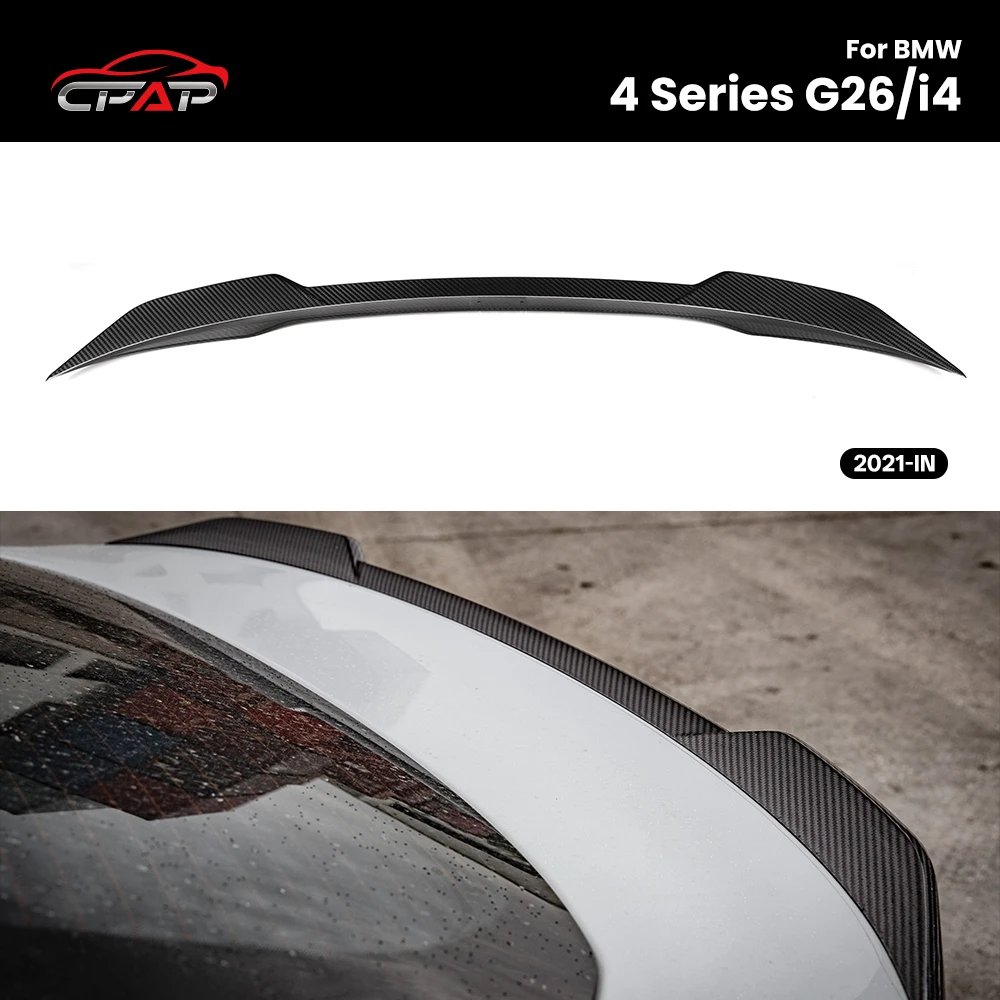 For BMW 4 Series 4 Door G26 i4 MP Style Real Dry Carbon Fiber Rear Roof Trunk Spoiler Wing Glossy Black 2021-IN
For BMW 4 Series 4 Door G26 i4 MP Style Real Dry Carbon Fiber Rear Roof Trunk Spoiler Wing Glossy Black 2021-IN