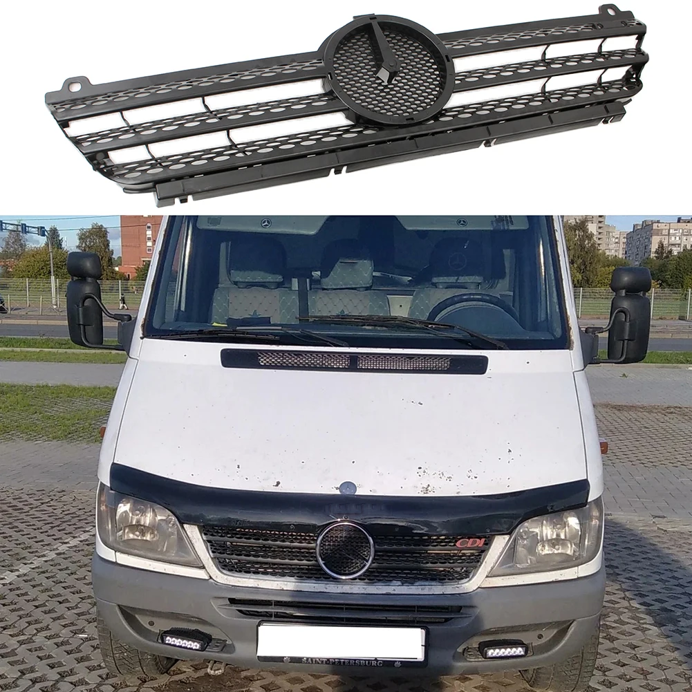 Front Billet Bumper Mesh Grill Bar Vent OEM Upper Cover For Mercedes-Benz Sprinter Van W901 2002-2006
Front Billet Bumper Mesh Grill Bar Vent OEM Upper Cover For Mercedes-Benz Sprinter Van W901 2002-2006