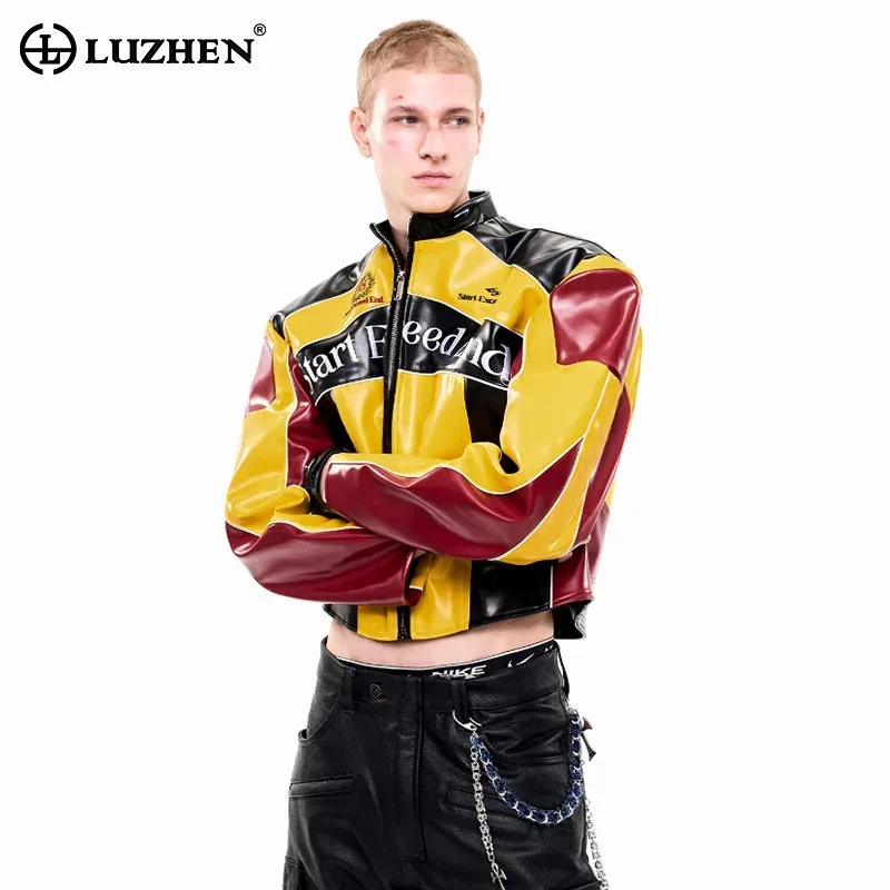 LUZHEN Fashion High Quality Embroidery Pattern Stand Neck Motorcycles Leather Jacket Men's 2025 New Original Short Coat JY4627
LUZHEN Fashion High Quality Embroidery Pattern Stand Neck Motorcycles Leather Jacket Men's 2025 New Original Short Coat JY4627