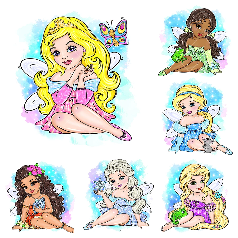 New Disney princess baby Iron On Heat Transfer Stickers For Clothes DTF Pinted Vinyl Thermal Appliques Washable T-Shirt Decal
New Disney princess baby Iron On Heat Transfer Stickers For Clothes DTF Pinted Vinyl Thermal Appliques Washable T-Shirt Decal