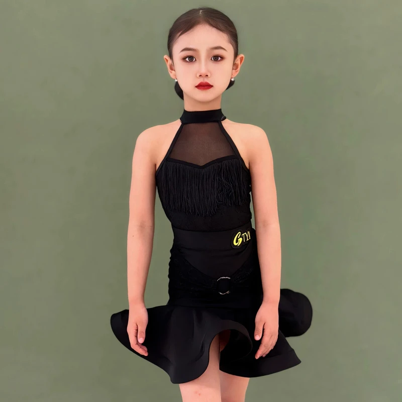 2026 Latin Dance Training Costume Girl New Children's Performance Costume Competition Regulations Latin dance dress
2026 Latin Dance Training Costume Girl New Children's Performance Costume Competition Regulations Latin dance dress