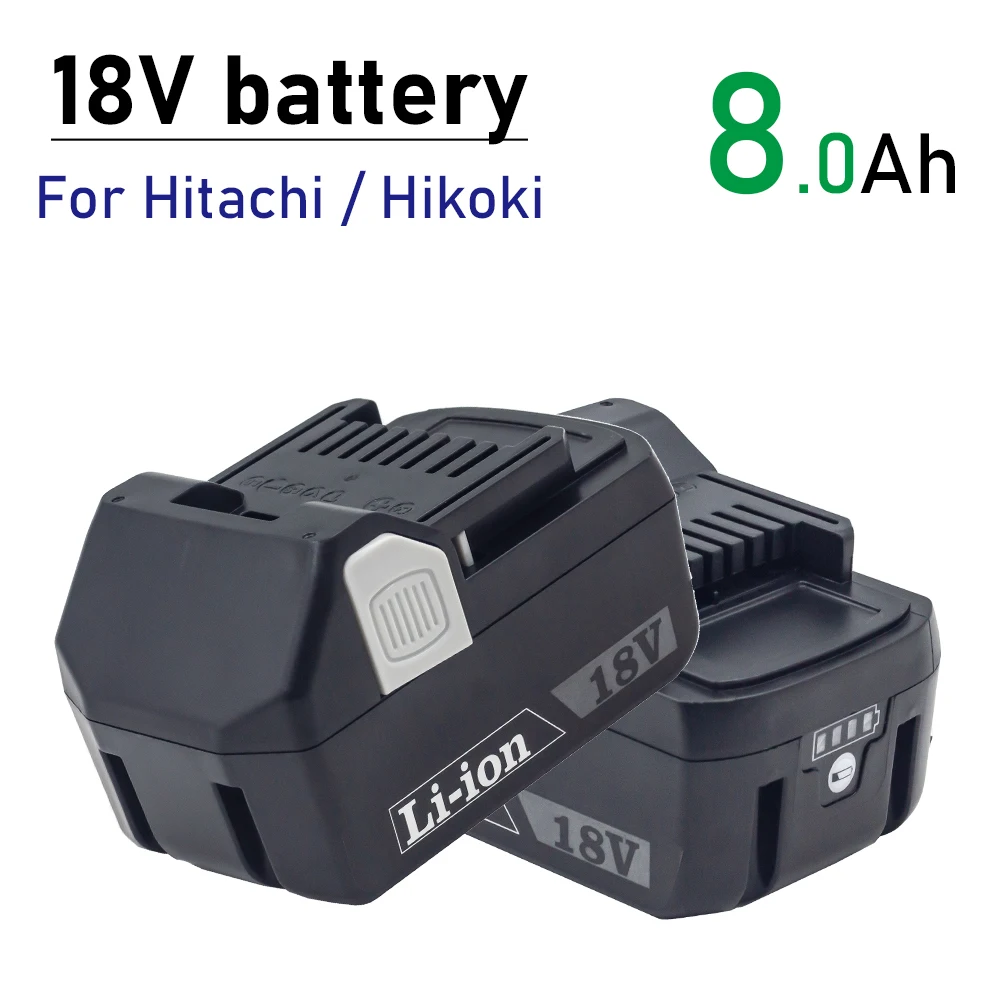 Аккумулятор 18 В 8,0 Ач для Hitachi, сменный аккумулятор 18 В для электроинструментов Hitachi BSL1840 DSL18DSAL BSL1815X
Аккумулятор 18 В 8,0 Ач для Hitachi, сменный аккумулятор 18 В для электроинструментов Hitachi BSL1840 DSL18DSAL BSL1815X