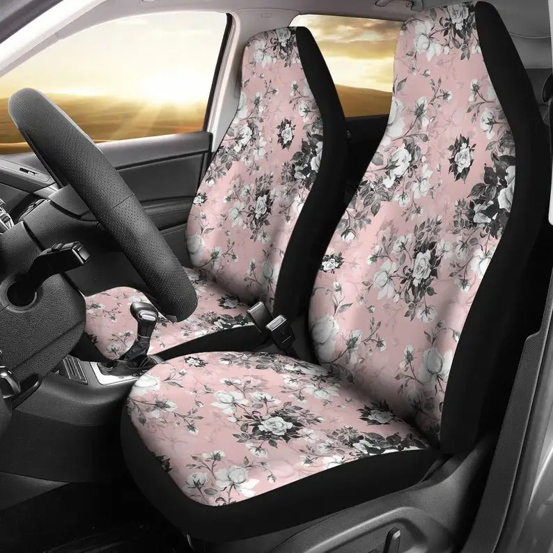 Pink Floral Flowers Car Seat Covers Pair, 2 Front Seat Covers, Car Seat Protector, Car Accessories
Pink Floral Flowers Car Seat Covers Pair, 2 Front Seat Covers, Car Seat Protector, Car Accessories