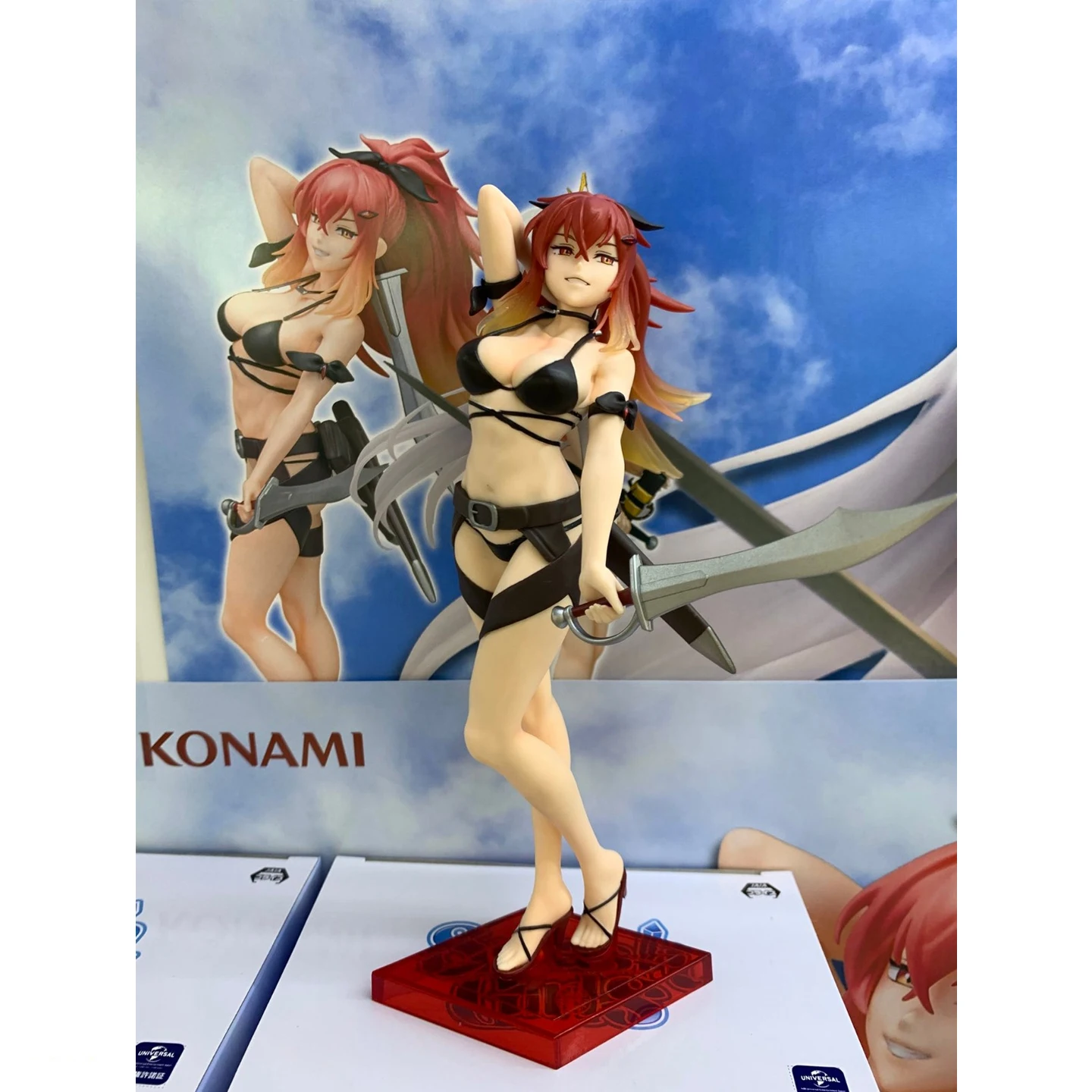 В наличии Оригинальная фигурка Konami - страна дядя Becomes A Sword Saint Soleil Lisandra Alyssia Купальник Призовая модель игрушки
В наличии Оригинальная фигурка Konami - страна дядя Becomes A Sword Saint Soleil Lisandra Alyssia Купальник Призовая модель игрушки