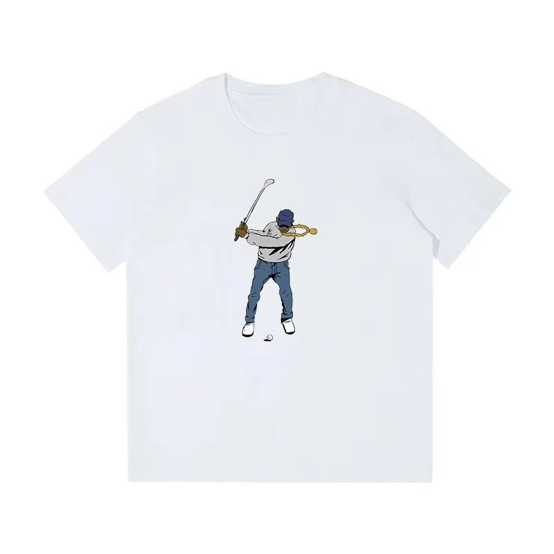 2025 Summer East Side Golf Men and Women of The Same Breathable Fashion Leisure High-quality Crew-neck Printed Graphic T-shirt
2025 Summer East Side Golf Men and Women of The Same Breathable Fashion Leisure High-quality Crew-neck Printed Graphic T-shirt