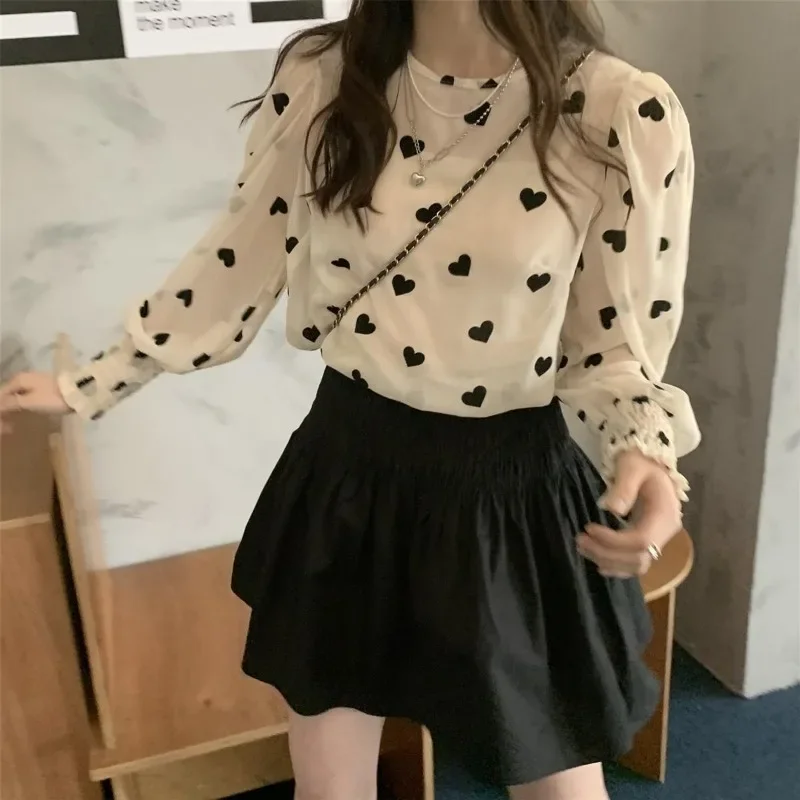 Korean Blouse Women Office Lady Slim Appear Solid Vintage Fashion Color Chiffon Shirts Ladies Tops Sweet Fashion Trend Tops
Korean Blouse Women Office Lady Slim Appear Solid Vintage Fashion Color Chiffon Shirts Ladies Tops Sweet Fashion Trend Tops
