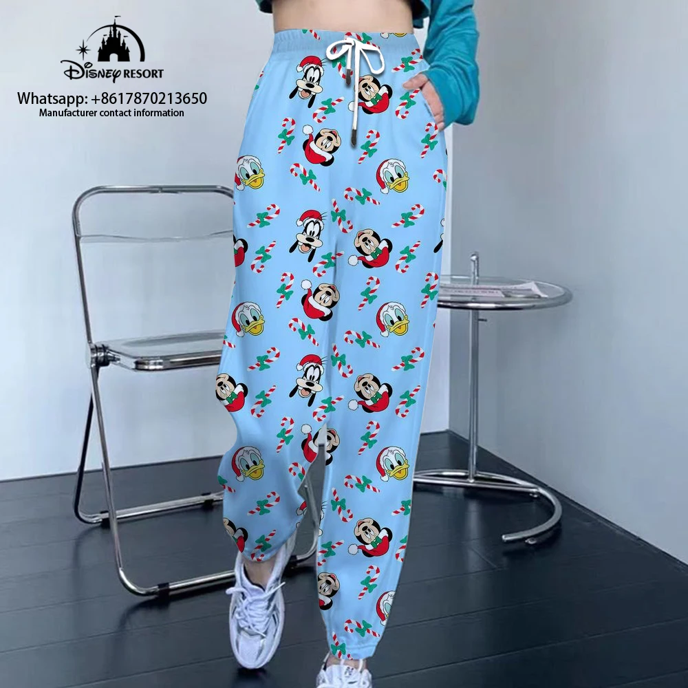 Mickey Autumn Christmas Pattern New Women's Casual Harajuku Street Style Little Feet Versatile Unisex Sweatpants 2024
Mickey Autumn Christmas Pattern New Women's Casual Harajuku Street Style Little Feet Versatile Unisex Sweatpants 2024