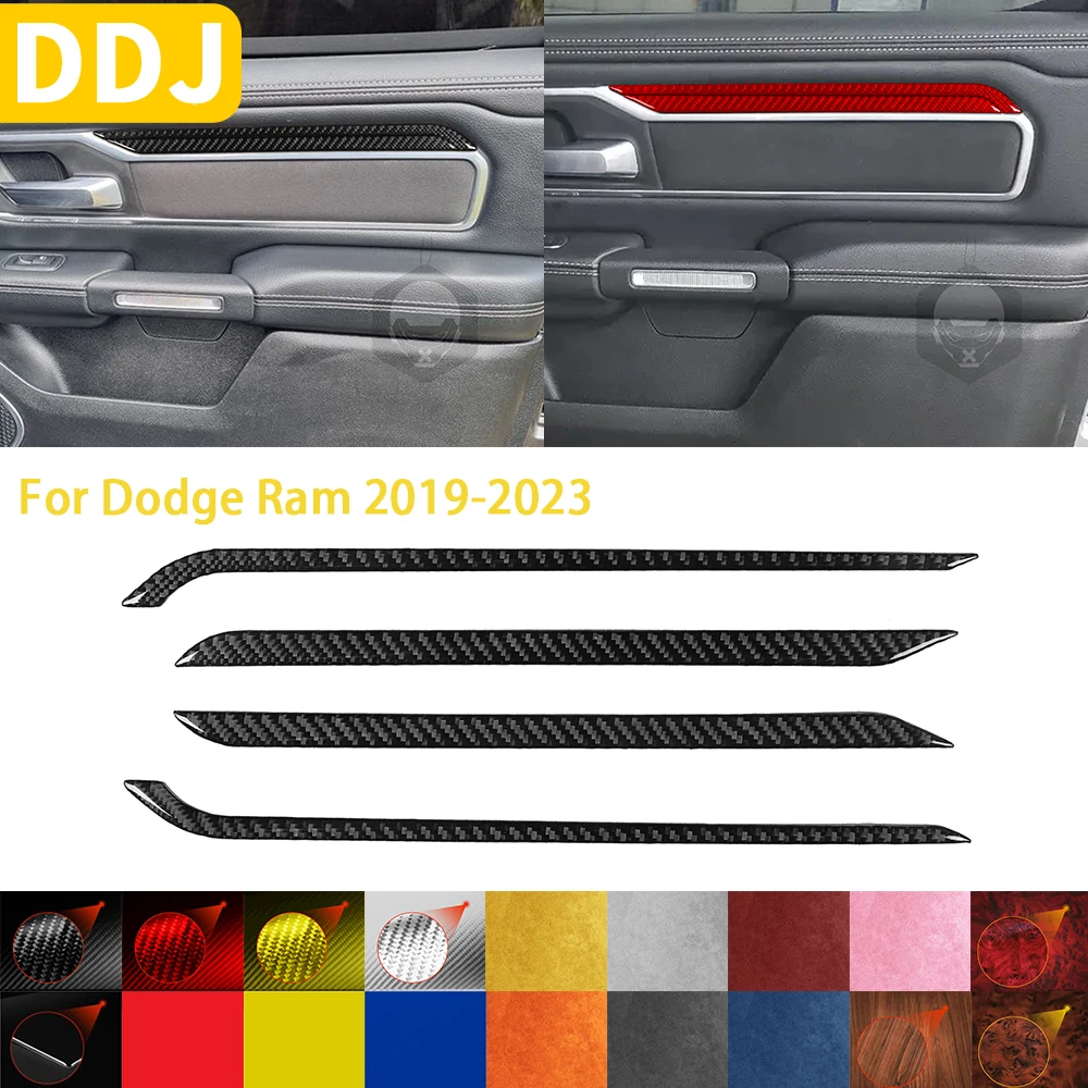 For Dodge Ram 2019-2023 Accessories Carbon Fiber Car Interior Inner Rear Door Panel Decor Cover Trim Sticker Decoration
For Dodge Ram 2019-2023 Accessories Carbon Fiber Car Interior Inner Rear Door Panel Decor Cover Trim Sticker Decoration