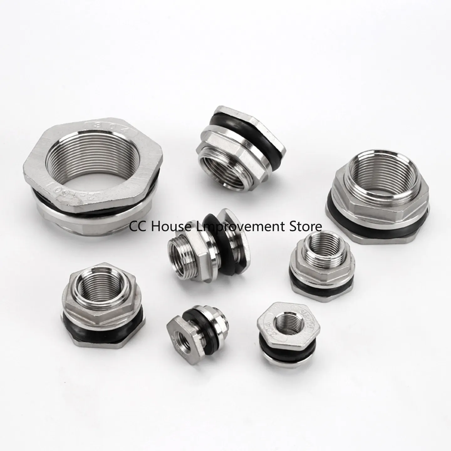 304 BSP Female Thread Stainless Steel Fish Tank Pipe Fitting SS304 Drain Connector Water Bucket
304 BSP Female Thread Stainless Steel Fish Tank Pipe Fitting SS304 Drain Connector Water Bucket