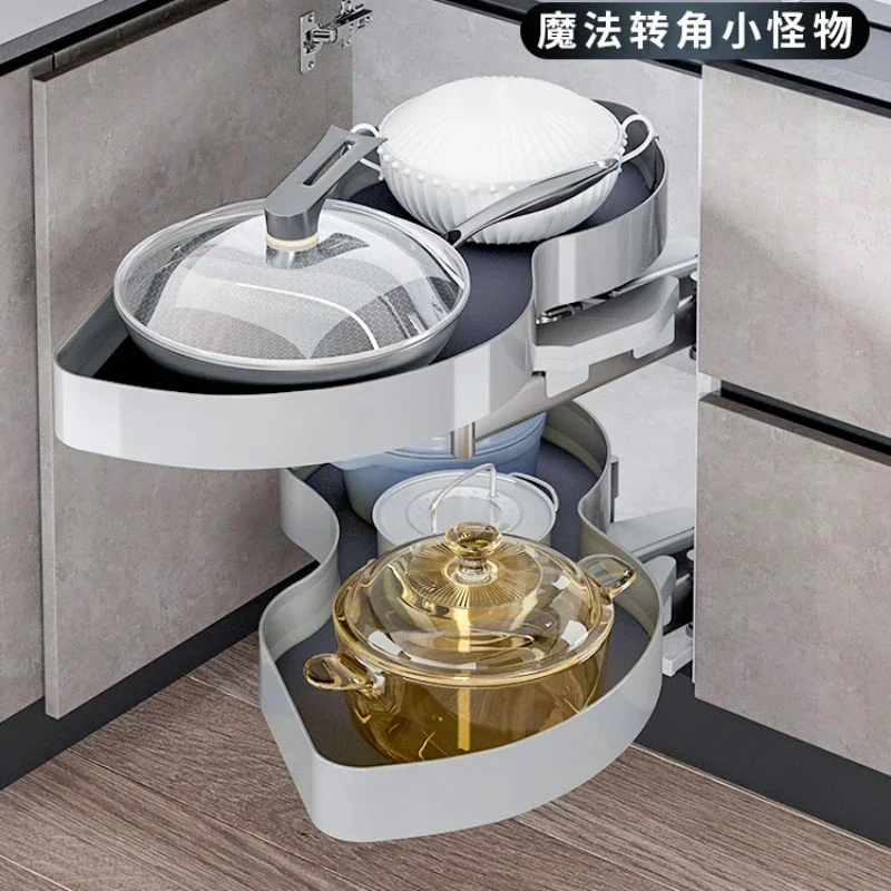 Corner pull baskets, rotating storage shelves, corner saucers, seasoning baskets
Corner pull baskets, rotating storage shelves, corner saucers, seasoning baskets