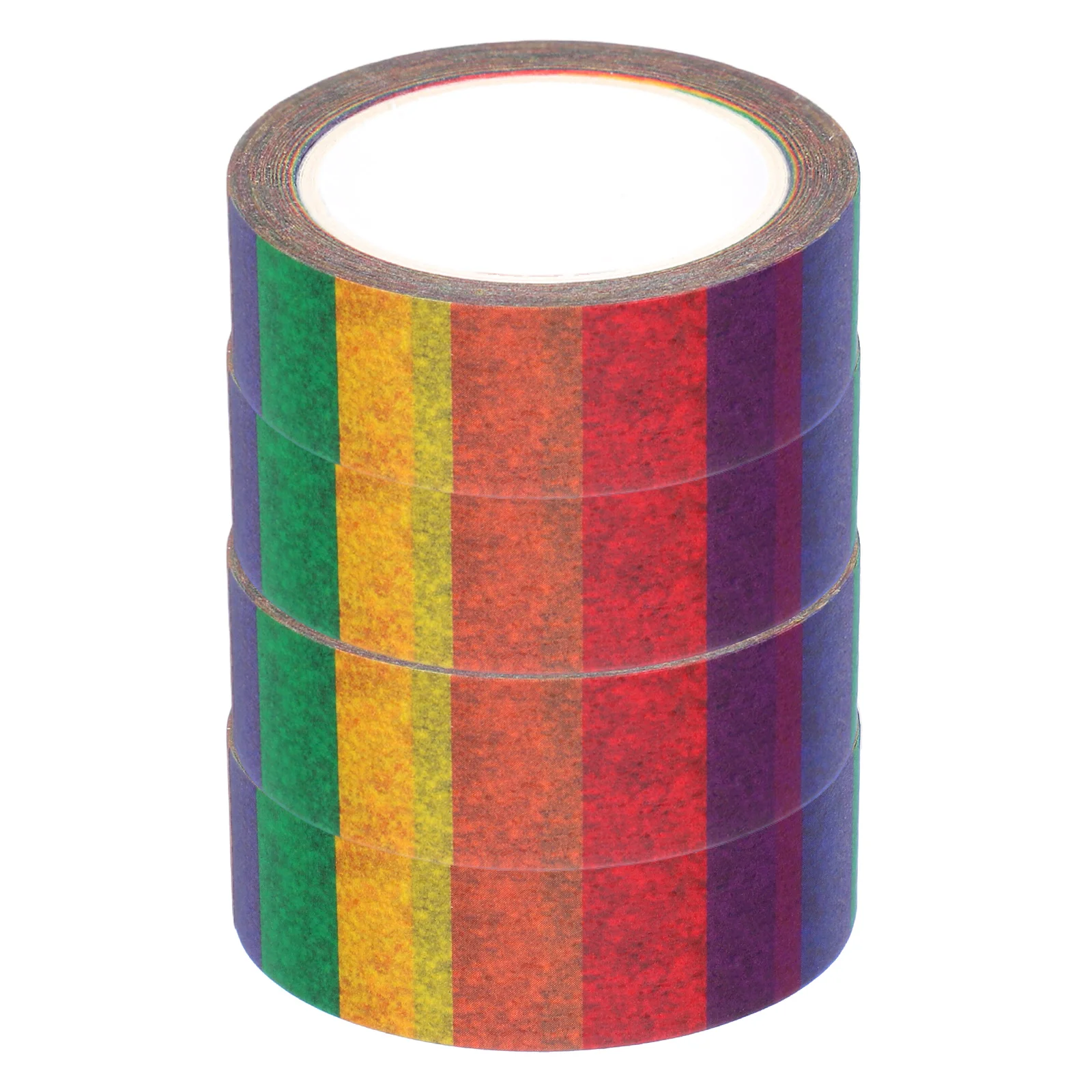 4Pcs Washi Tape Rainbow Colorful Stripes Adhesive Tape for Scrapbook Planner DIY Craft Supplies Decorative Labeling
4Pcs Washi Tape Rainbow Colorful Stripes Adhesive Tape for Scrapbook Planner DIY Craft Supplies Decorative Labeling
