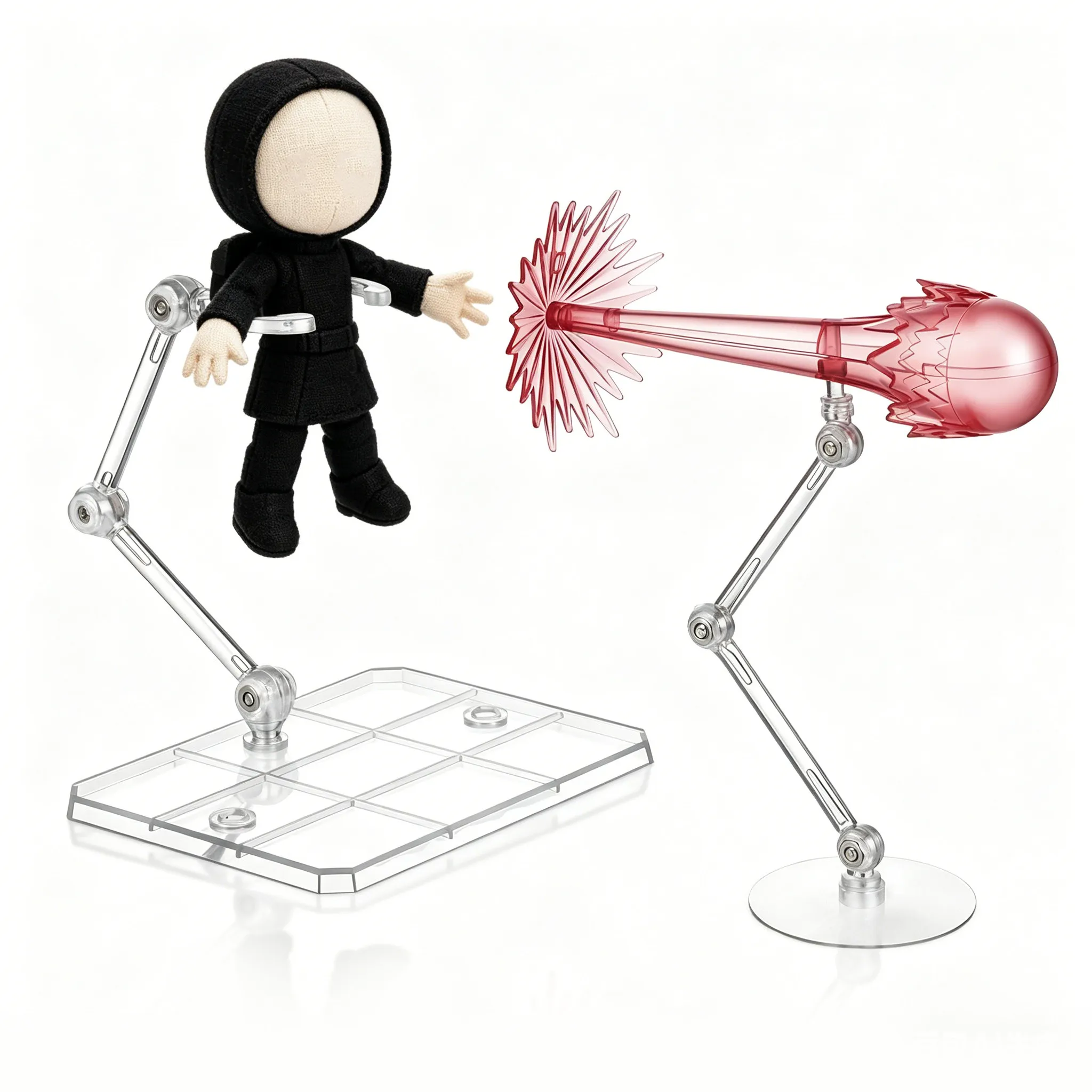2Pcs Action Figure Stand Adjustable Angle Assembly Plastic Holder Display Base Scratch Resistant Secure Stable for Collectibles
2Pcs Action Figure Stand Adjustable Angle Assembly Plastic Holder Display Base Scratch Resistant Secure Stable for Collectibles