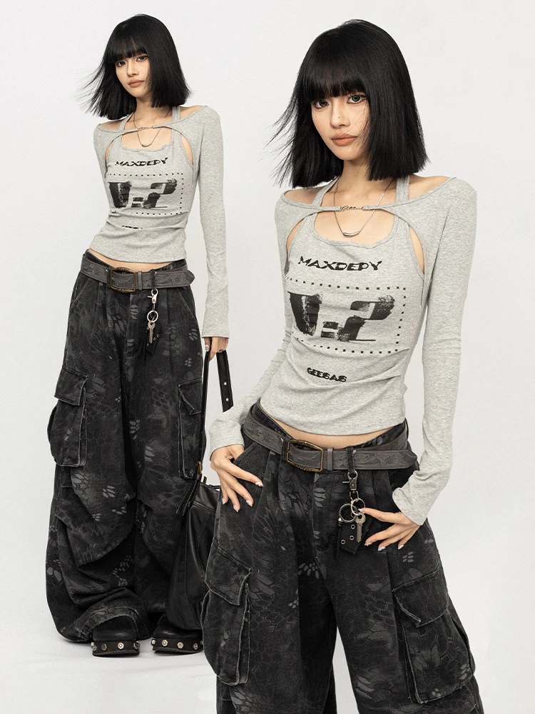 OCTTFLAB Американская модная женская футболка с длинным рукавом и вырезами на плечах, облегающий топ для похудения, трендовая осенняя модель из хлопка
OCTTFLAB Американская модная женская футболка с длинным рукавом и вырезами на плечах, облегающий топ для похудения, трендовая осенняя модель из хлопка