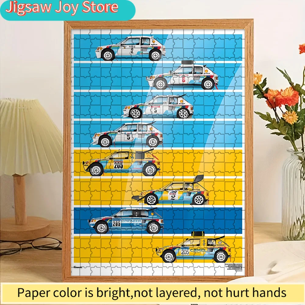 Бумажный пазл с изображением легендарных раллийных автомобилей группы B, коллекционный художественный принт, декор для стен, Peugeot 205 T16 и другие культовые раллийные машины, размер M
Бумажный пазл с изображением легендарных раллийных автомобилей группы B, коллекционный художественный принт, декор для стен, Peugeot 205 T16 и другие культовые раллийные машины, размер M