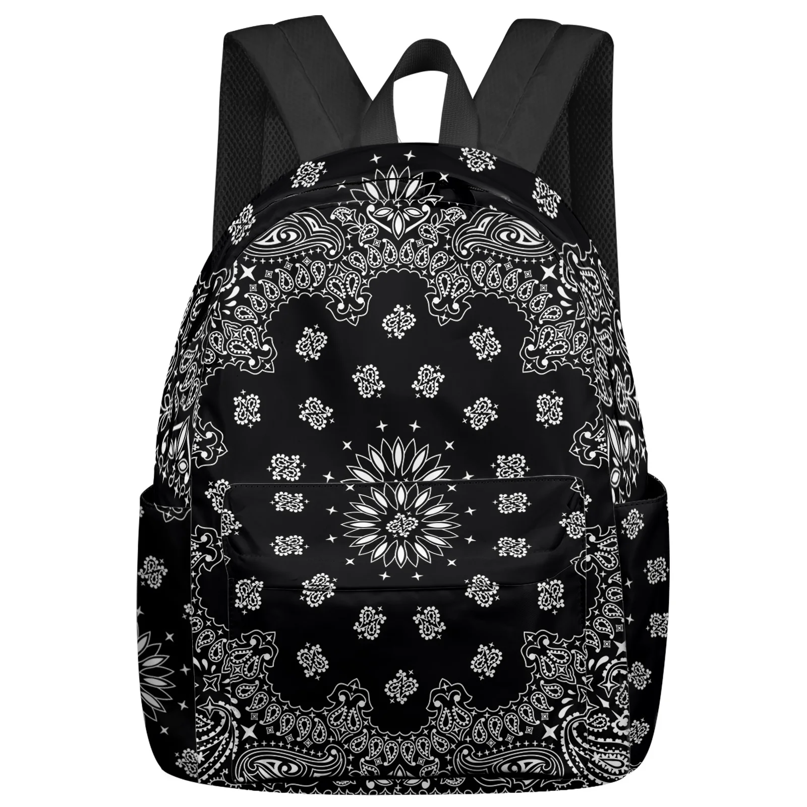 Black White Bandana Bohemia Backpack School Bags for Teenagers Girls Students Laptop Bag Women's Casual Travel Backpack
Black White Bandana Bohemia Backpack School Bags for Teenagers Girls Students Laptop Bag Women's Casual Travel Backpack