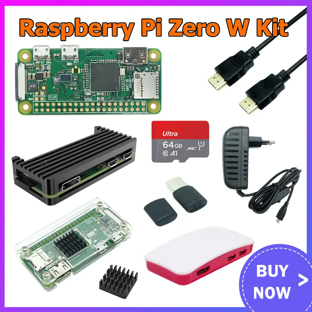 Raspberry Pi Zero W Board 1 ГГц одноъядерный процессор 512 Мб ОЗУ WiFi Bluetooth-совместимый Pi 0 Zero WH с контактным разъемом
Raspberry Pi Zero W Board 1 ГГц одноъядерный процессор 512 Мб ОЗУ WiFi Bluetooth-совместимый Pi 0 Zero WH с контактным разъемом