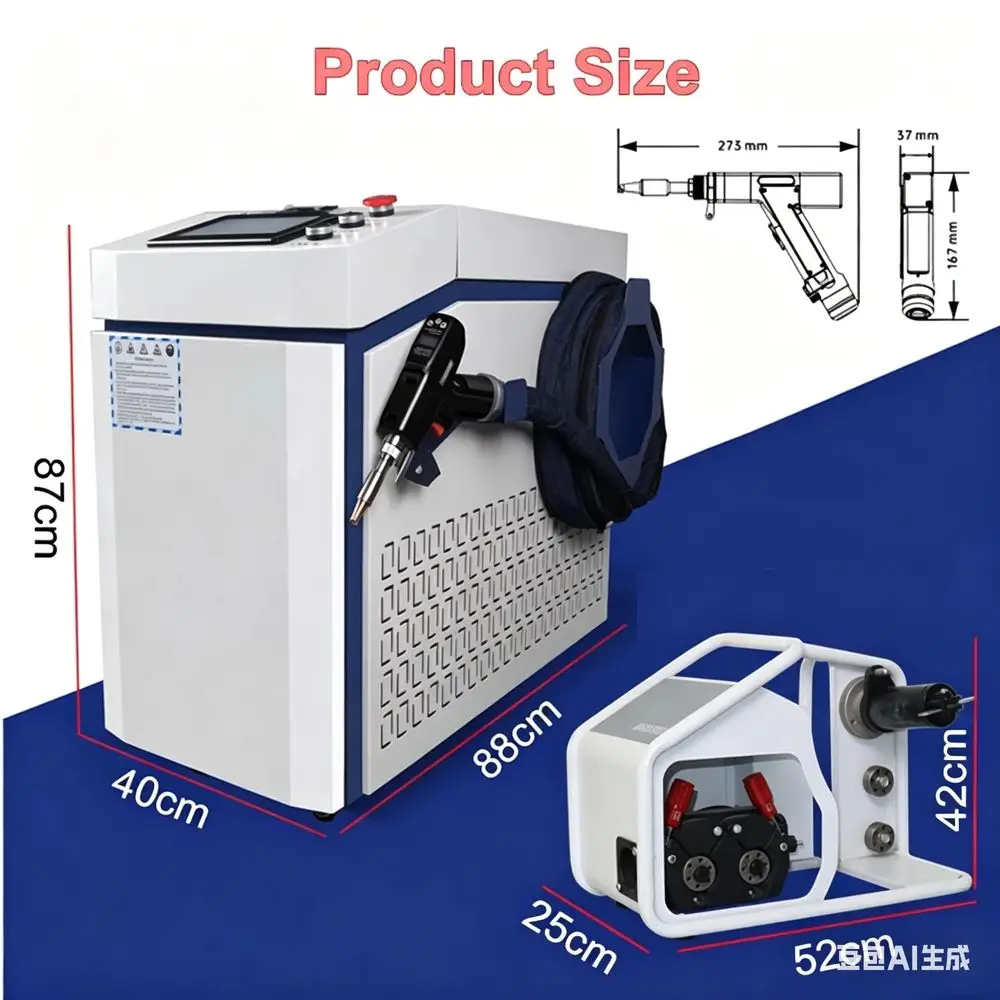 Raycus Fiber Laser Welding Cutting Cleaning Machine 1500W 4in1 Laser Welder Cutter Metal Rust Removal for Steel Wood Weld Tools
Raycus Fiber Laser Welding Cutting Cleaning Machine 1500W 4in1 Laser Welder Cutter Metal Rust Removal for Steel Wood Weld Tools