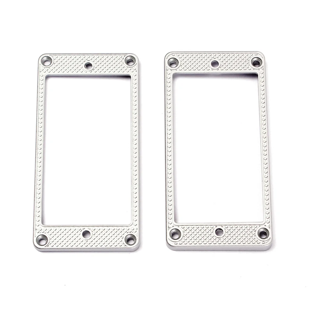Pair Flat Humbucker Pickup Frame Ring Silver for Electric Guitar Repair Replacement Pickup Mounting Metal Outer Frame
Pair Flat Humbucker Pickup Frame Ring Silver for Electric Guitar Repair Replacement Pickup Mounting Metal Outer Frame