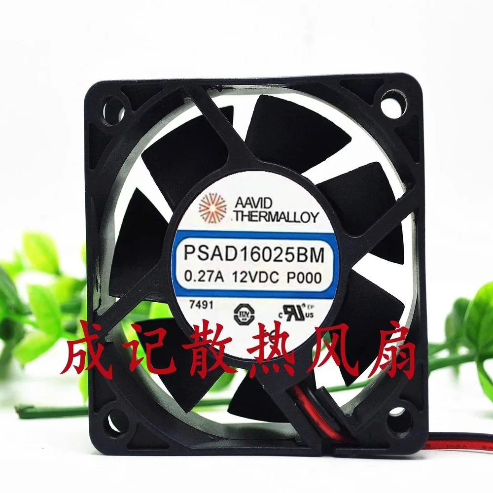 For AAVID THERMALLOY 6025 PSAD16025BM DC12V 0.27A 2-Wire Silent Cooling Fan
For AAVID THERMALLOY 6025 PSAD16025BM DC12V 0.27A 2-Wire Silent Cooling Fan