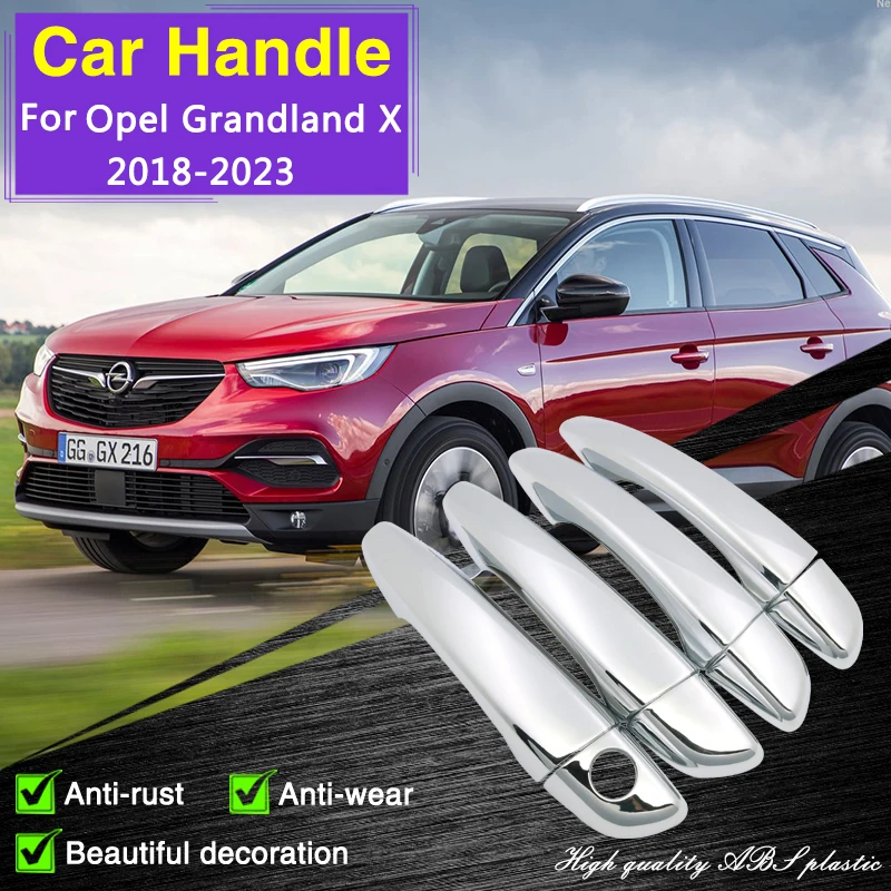 for Opel Grandland X 2018 2019 2020 2021 2022 2023 Chrome Door Handle Cover Car Accessories Stickers Rustproof Catch Decoration
for Opel Grandland X 2018 2019 2020 2021 2022 2023 Chrome Door Handle Cover Car Accessories Stickers Rustproof Catch Decoration