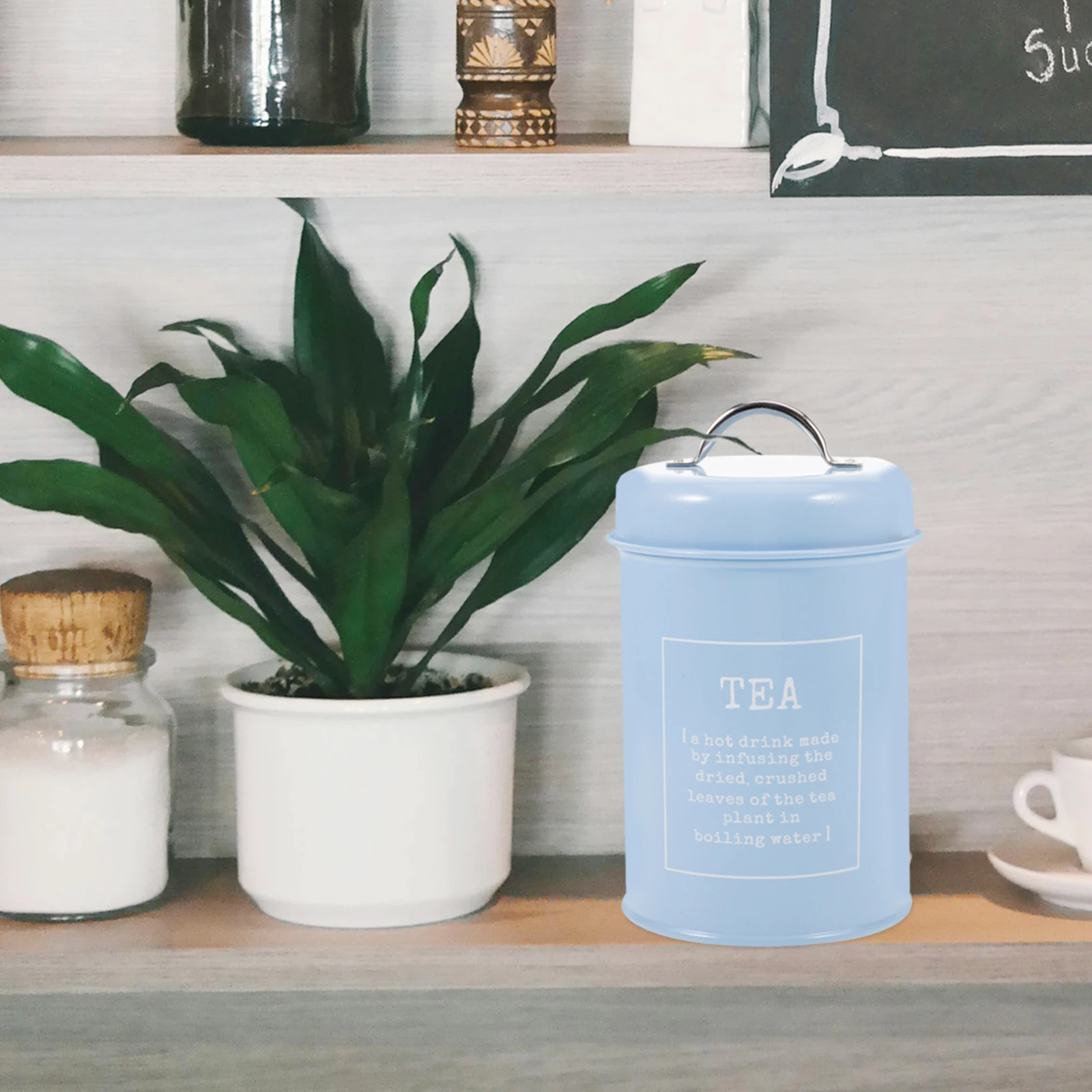 Metal Tea Canister Coffee Bean Storage Jar Airtight Food Container Kitchen Office Multi-Function Canister Reusable
Metal Tea Canister Coffee Bean Storage Jar Airtight Food Container Kitchen Office Multi-Function Canister Reusable