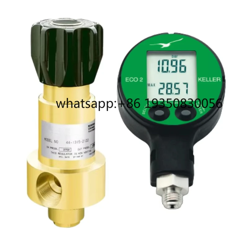 2026-Pressure Regulator: Tescom 44-1300/44-1326 High Flow Pressure Reducing Valve with Keller ECO-2 Digital Pressure Gauge
2026-Pressure Regulator: Tescom 44-1300/44-1326 High Flow Pressure Reducing Valve with Keller ECO-2 Digital Pressure Gauge