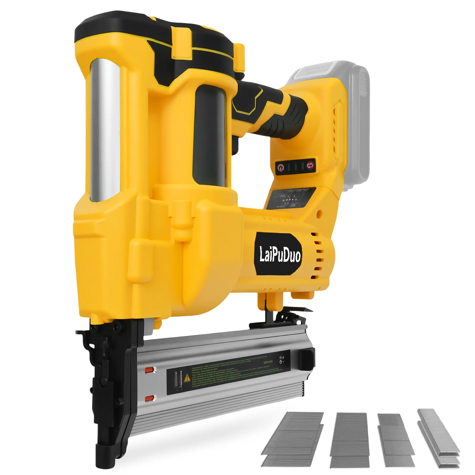 Brushless Electric Brad Nailer 2-in-1 Cordless Nail Gun 0-50MM Battery Powered Staple Gun Wood Carpentry for Dewalt 20V Battery
Brushless Electric Brad Nailer 2-in-1 Cordless Nail Gun 0-50MM Battery Powered Staple Gun Wood Carpentry for Dewalt 20V Battery