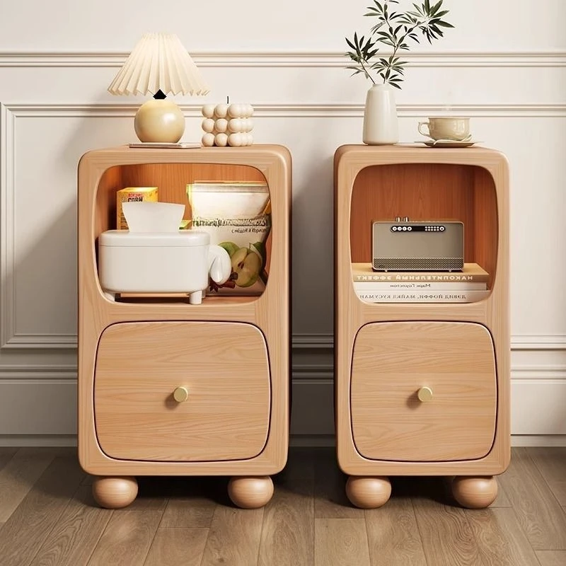 All solid wood crevice bedside table simple modern home bedroom bedside table with lamp wireless charging small narrow cabinet
All solid wood crevice bedside table simple modern home bedroom bedside table with lamp wireless charging small narrow cabinet