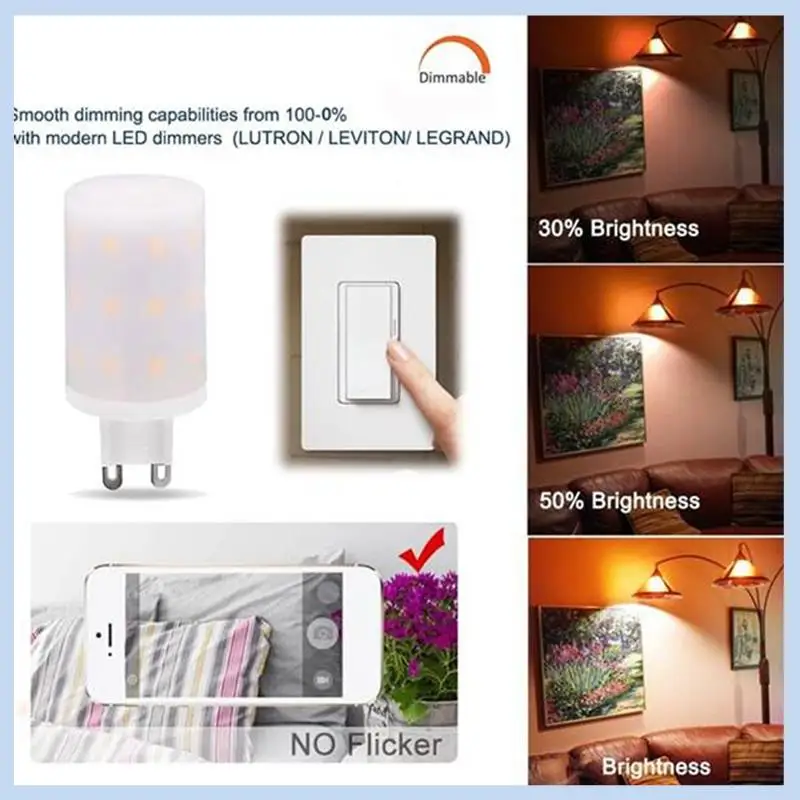 AS63-Home Automation With Tuya Smart Wifi G9 LED Light Bulbs, 6W Dimmable Halogen, Voice Control, 3PCS, EU Plug
AS63-Home Automation With Tuya Smart Wifi G9 LED Light Bulbs, 6W Dimmable Halogen, Voice Control, 3PCS, EU Plug