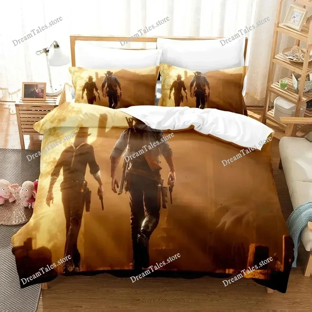 Game Bedding Set Red Dead Redemption 3d Print Bed Quilt Duvet Cover Set Home Textile Queen King Size Kids Room Decor029963
Game Bedding Set Red Dead Redemption 3d Print Bed Quilt Duvet Cover Set Home Textile Queen King Size Kids Room Decor029963