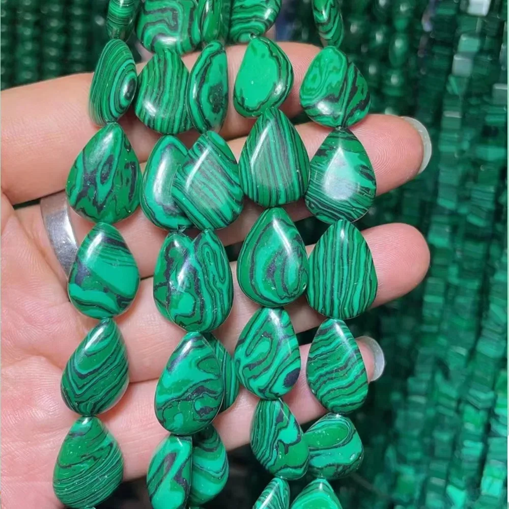 New Green Malachite Stone Beads for Jewelry Making Design DIY Necklace Earrings Bracelet Women Parts Clothing Accessories 15inch
New Green Malachite Stone Beads for Jewelry Making Design DIY Necklace Earrings Bracelet Women Parts Clothing Accessories 15inch