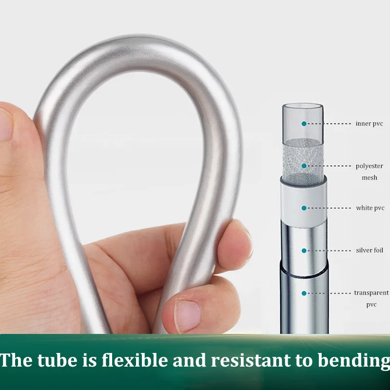 1pcs Thickened PVC Hose Shower Hose Explosion-proof and Anti-winding Shower Hose Five-layer Bathroom Water Heater
1pcs Thickened PVC Hose Shower Hose Explosion-proof and Anti-winding Shower Hose Five-layer Bathroom Water Heater