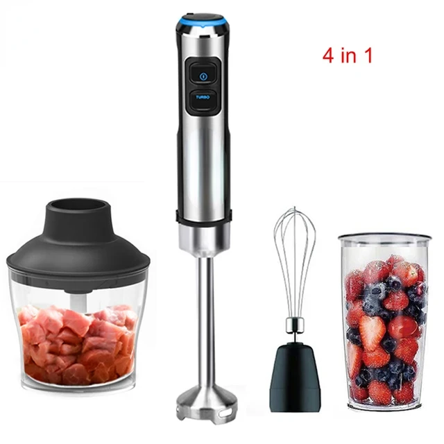 Factory Price 1500W 6/4 in 1 Stick Hand Commercial Blender Food Processor Egg Whisk Mixer Juicer Meat Grinder
Factory Price 1500W 6/4 in 1 Stick Hand Commercial Blender Food Processor Egg Whisk Mixer Juicer Meat Grinder