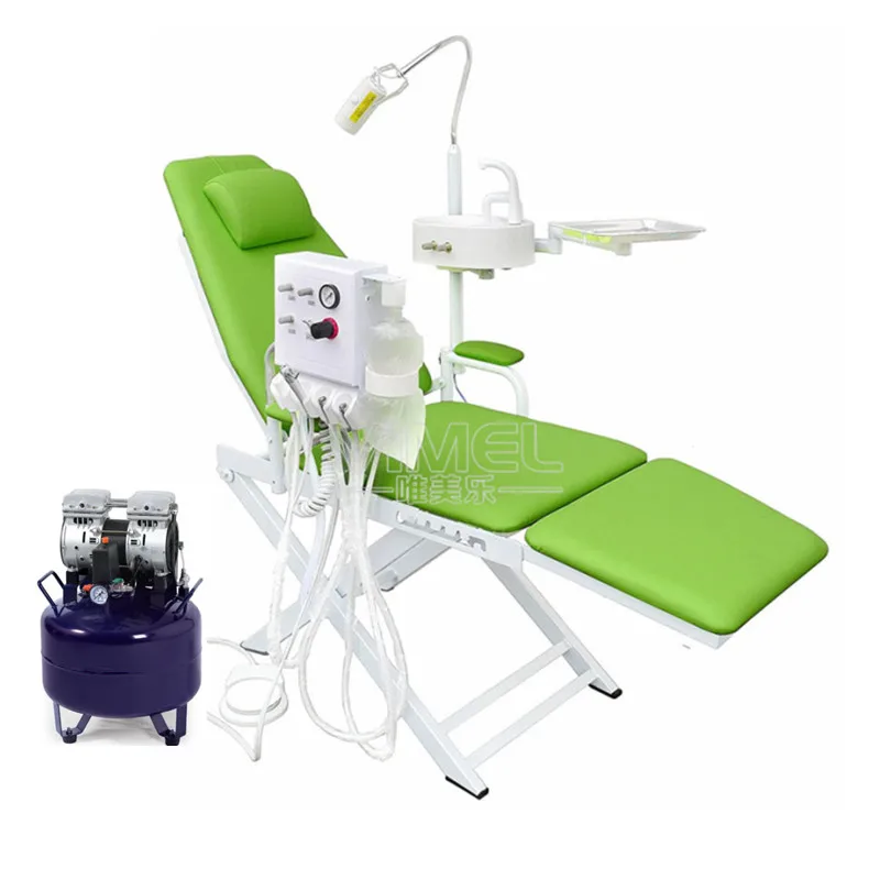 Multi Functional Folding Chair Mobile Turbine Dental Portable Chair Units With Air Compressor for Clinic Equipment
Multi Functional Folding Chair Mobile Turbine Dental Portable Chair Units With Air Compressor for Clinic Equipment