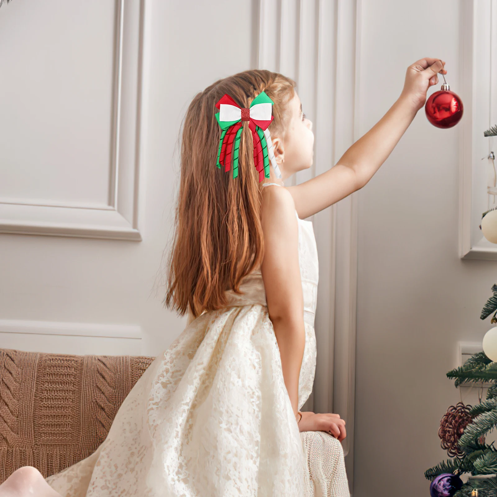 2Pcs Large Ribbon Hair Bows Festive Holiday Christmas Clips Women Girls Alligator Clip Hair Styling Accessories
2Pcs Large Ribbon Hair Bows Festive Holiday Christmas Clips Women Girls Alligator Clip Hair Styling Accessories