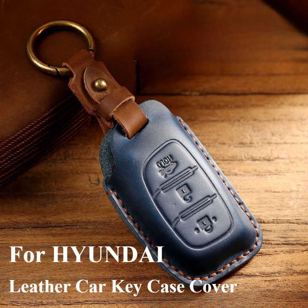 Leather Key Case Cover For Hyundai IX25 IX35 Elantra Sonata I40 I10 I30 3 4 Button Key Case Keychain
Leather Key Case Cover For Hyundai IX25 IX35 Elantra Sonata I40 I10 I30 3 4 Button Key Case Keychain