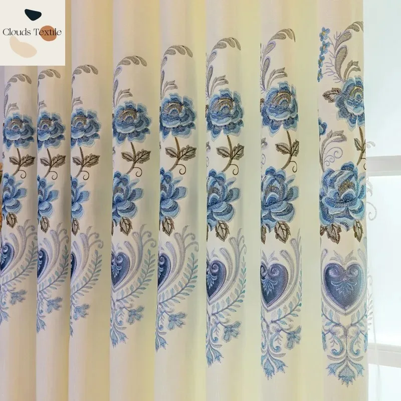 Custom Size!!European Embroidered Thickened To Blackout Luxury Curtains for Living Dining Room Bedroom Jacquard Tulle Decor
Custom Size!!European Embroidered Thickened To Blackout Luxury Curtains for Living Dining Room Bedroom Jacquard Tulle Decor