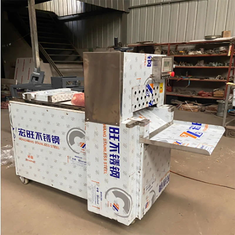 Industrial Stainless Steel Automatic Chicken Pork Beef Slice Making Machine for Frozen Meat Slicer Sausage Bacon Sausage
Industrial Stainless Steel Automatic Chicken Pork Beef Slice Making Machine for Frozen Meat Slicer Sausage Bacon Sausage